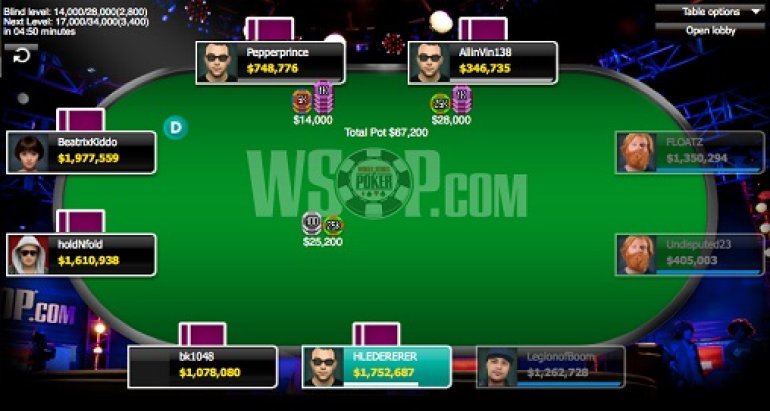 WSOP2017 Big Grind Online Final Table